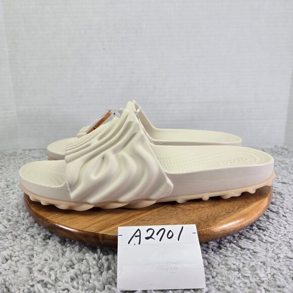 Crocs Salehe Bembury Pollex Slide Parsnip White Casual Lifestyle Daily Mens 13